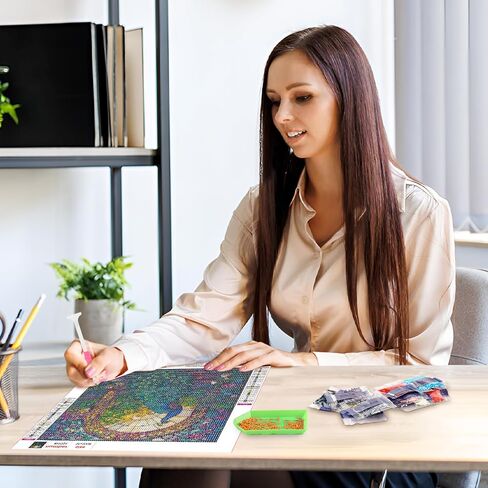 Maxbye Diamond Art Painting Kits 5D Clow Prill ، Flowing Butterfly Diamond Art Kits للمبتدئين البالغين ، مجموعة Art and Crafts Att مثالية لديكور الجدار المنزلي 12x16inch in Kuwait