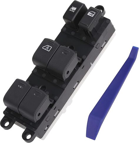 Master Window Switch Power Control Button Front Left Driver Side Compatible with 2005-2012 Nissan Frontier, 2005-2012 Nissan Xterra Replacement OEM 25401-EA003 1 Auto Button 12 Pins in Saudi Arabia