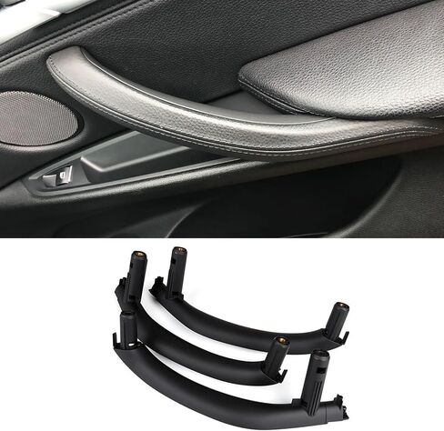 Automobile Door Handles Cover Fit for BMW X5 F15 F85 14-18 / X6 F16 F86 15-19 Car Interior Door Pull Handles Replace Cover 50i M Sport 35d 35i 40e 50i (Black) in Saudi Arabia
