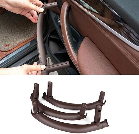 Automobile Door Handles Cover Fit for BMW X5 F15 F85 14-18 / X6 F16 F86 15-19 Car Interior Door Pull Handles Replace Cover 50i M Sport 35d 35i 40e 50i (Black) in Saudi Arabia