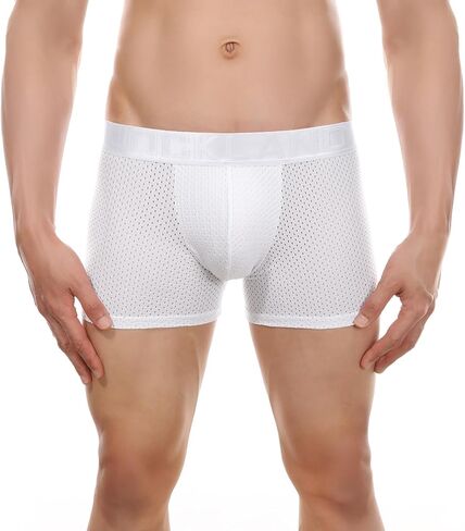 Men's Padded Underwear, Men's Breathable Butt Lifting Boxer Briefs with Removable Pads in Saudi Arabia