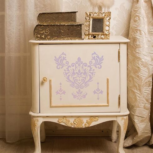 Large Flower Stencils for Painting on Wood - 10 Pcs Floral Daisy Reusable Plastic Painting Stencils for Wood Plank Porch Decoration, Reusable Art Painting Stencil on Wood Crafts DIY Home Fence Decor in Kuwait