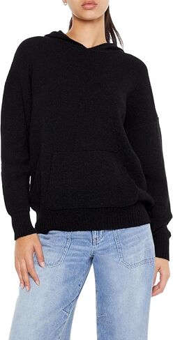 Forever 21 Women's Hooded Drop-Sleeve Sweater in Kuwait