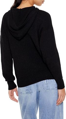 Forever 21 Women's Hooded Drop-Sleeve Sweater in Kuwait