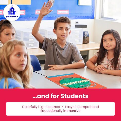Quarterhouse Types of Engineering Poster Set, STEM Classroom Learning Materials for K-12 Students and Teachers, Set of 8, 12x18, Extra Durable in Saudi Arabia