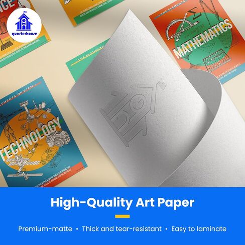 Quarterhouse Types of Engineering Poster Set, STEM Classroom Learning Materials for K-12 Students and Teachers, Set of 8, 12x18, Extra Durable in Saudi Arabia