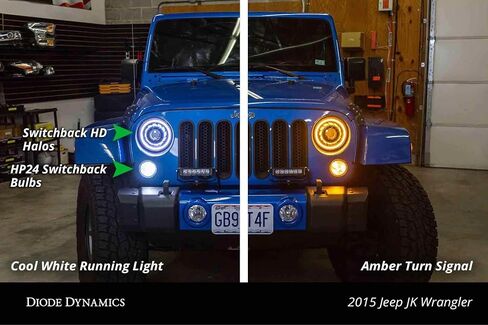 مصابيح الهالة LED 100 ملم تبديل Diode Dynamics in Saudi Arabia