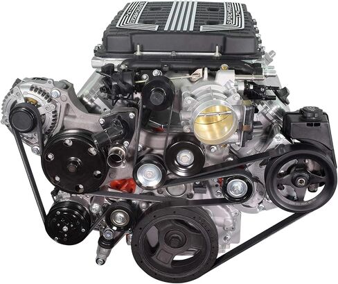ICT Billet Power Steering Pump Bracket Compatible with LT4 8 Rib Supercharger - Type 2 - Swap Kit Mechanical Steering Designed & Manufactured in The USA Bare Billet Aluminum 551125-1 in Saudi Arabia
