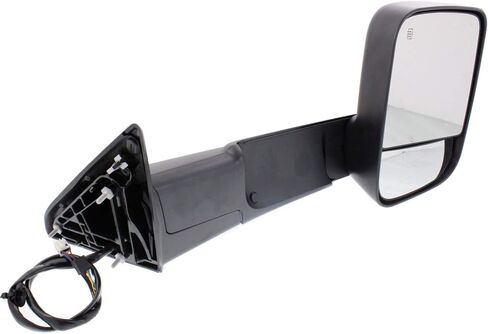Garage-Pro Driver & Passenger Side Power Heated Towing Mirrors for Ram 2500 3500 2015-2018 Power Fold With Signal Light & Puddle Lamp Textured in Saudi Arabia