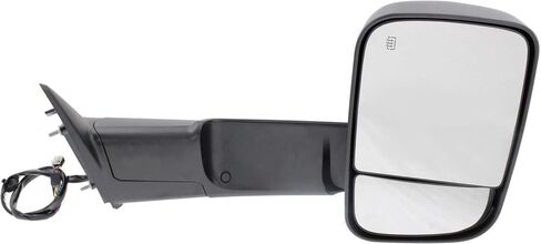 Garage-Pro Driver & Passenger Side Power Heated Towing Mirrors for Ram 2500 3500 2015-2018 Power Fold With Signal Light & Puddle Lamp Textured in Saudi Arabia