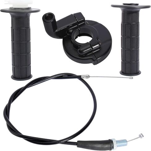 Throttle Accelerator Handle Cable Cable 7/8inch Handbar لـ 50cc-66cc 90cc 110cc 125cc 140cc 150cc 190cc 4-Stroke Engine Pott Bit Dirt Mini Bike Mini Quad Scooter Go Kart moped in Saudi Arabia