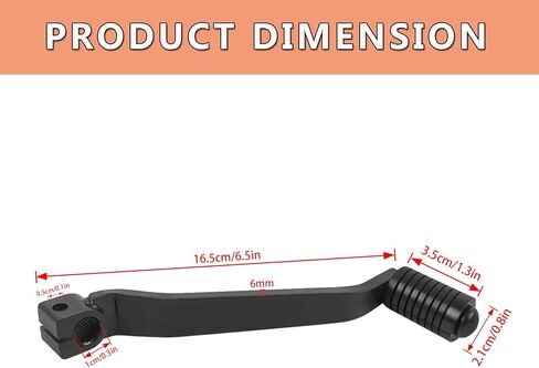 Motorcycle Gear Shifter Shift Lever Pedal Replacement for Kawasaki KLX250 2006-2020 KLX300 KLX300R KLX300SM 2020-2025 CNC Aluminum Gear Shift Lever (Black) in Saudi Arabia
