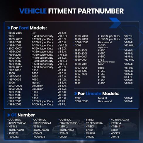 ضاغط مكيف الهواء مع 618152 متوافق مع Ford & Lincoln، F-150 F-250 F350، Excursion، F-250 Super Duty، هيكل F-53 Motorhome، Lobo، Mark LT، Blackwood in Saudi Arabia