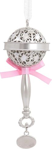 Hallmark Baby's First Rattle Blue 2024 Christmas Ornament, Premium Metal in Kuwait