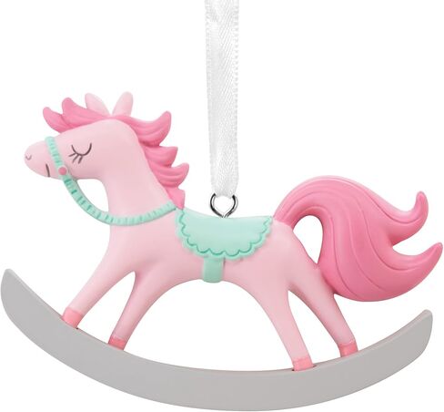 Hallmark Baby's First Rattle Blue 2024 Christmas Ornament, Premium Metal in Kuwait