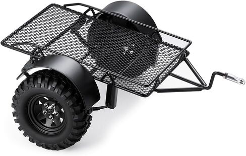 RC Trailer مع Mount Hitch لـ 1/18 TRX4M Defender BRONCO K10 F150 1/24 AXIAL SCX24 AX24 FCX24 RC ROADERS (SCX24) in Kuwait