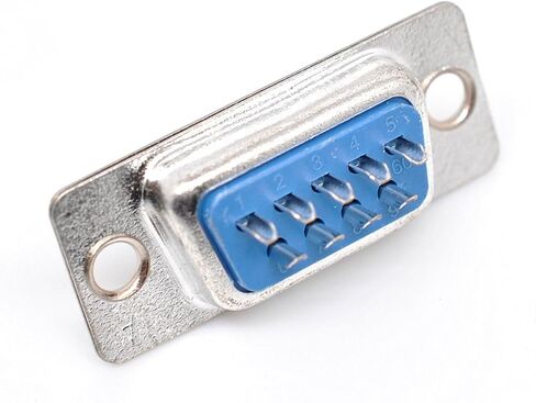 Oiyagai 20Pcs DB9 Male and Female 9-Pin RS232 Serial Solder Type D-Sub Connector Adapter for PC Accessories (10 Male, 10 Female) in Kuwait
