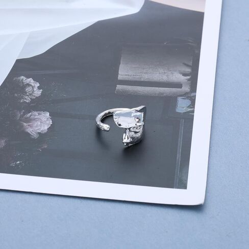 Vintage Abstract Human Face Rings Unique Mask Half Face Band Rings Open Adjustable Sculpture Statement Ring Gold Geometric Knuckle Jewelry for Women in Kuwait