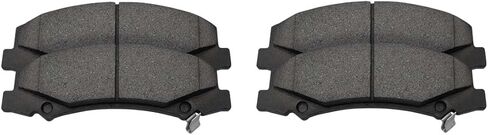 Autoshack Front Ceramic Brake Set Set Set Set Set Set Set Set Set Set Set Set Sing Presentive لـ Cadillac DTS Buick Lucerne Lacrosse Chevrolet Monte Carlo 2006-2013 Impala 2014-2016 Impala Limited FW1159 in Kuwait
