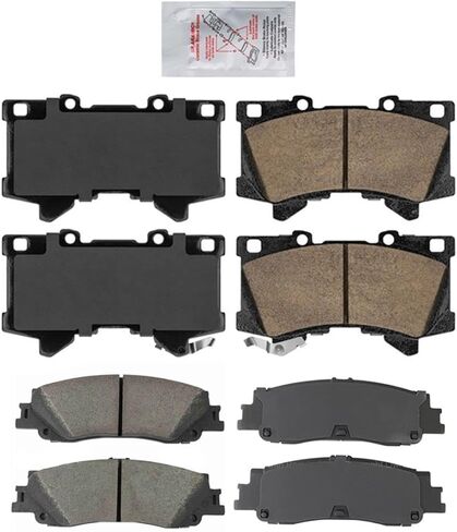Front Rear Ceramic Disc Brake Pads Replacement Parts For Toyota Tundra LX600 2022 2023 2024 in Saudi Arabia