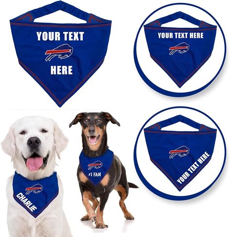 NFL Kansas City Chiefs Personalized Tie for Dogs & Cats, Size Large/X-Large. Custom Dog Scarf Bib for Pet Cat Dog. The Ultimate Game-Day & Party Customizable Bandana in Saudi Arabia