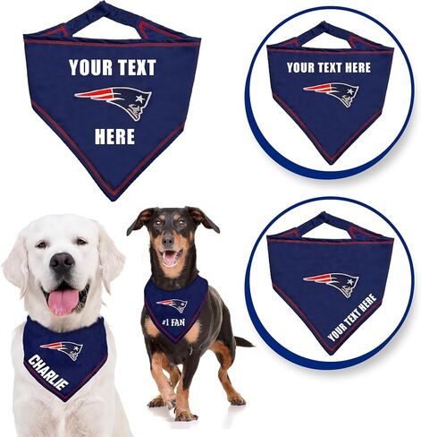 NFL Kansas City Chiefs Personalized Tie for Dogs & Cats, Size Large/X-Large. Custom Dog Scarf Bib for Pet Cat Dog. The Ultimate Game-Day & Party Customizable Bandana in Saudi Arabia
