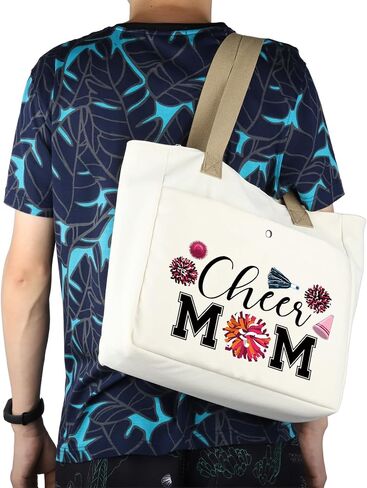 MBMSO Cheer Tote Bag - Mom & Cheerleaders Gift - Cheerleading Sports Bag in Saudi Arabia