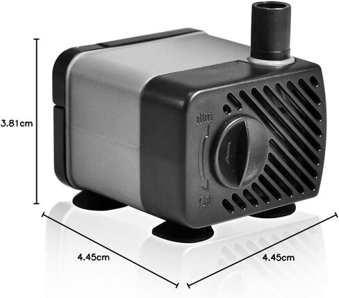Aquatop NP-305 Aquarium Submersible Pump – 80 GPH Adjustable Flow for Fish Tanks, Small Water Features, and Sumps, Energy-Efficient Design in Saudi Arabia
