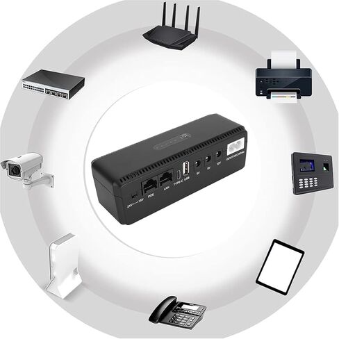 UPS Battery Backup High Capacity Uninterruptible Power Supply for Camera Router Modem (US Plug) in Saudi Arabia