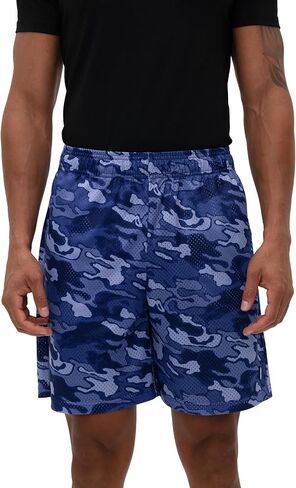 Ethika Mens Long Basketball Short | Blue Crush Camo in Saudi Arabia