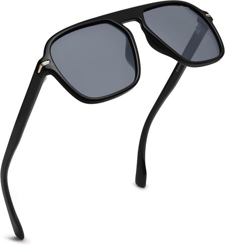 SOJOS Retro Aviator Polarized Sunglasses for Men Women Trendy Vintage Square Pilot Mens Shades SJ2370 in Saudi Arabia