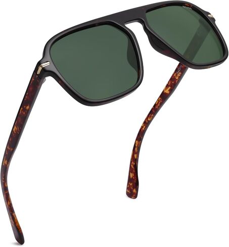 SOJOS Retro Aviator Polarized Sunglasses for Men Women Trendy Vintage Square Pilot Mens Shades SJ2370 in Saudi Arabia