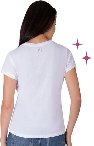 تي شيرت أزياء الأزياء في باريس هيلتون رسومات مزينة بأكمام قصيرة in Kuwait