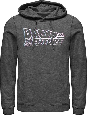 Back To The Future 3dcolor Logo Mens Pullover Hoodie in Saudi Arabia