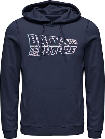 Back To The Future 3dcolor Logo Mens Pullover Hoodie in Saudi Arabia