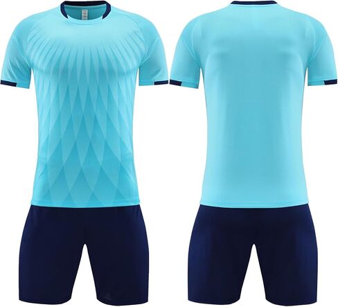 Customize Youth Kids Football Shirt Soccer Jersey Gift Uniform Sports Clothes for Boys Girls in Kuwait