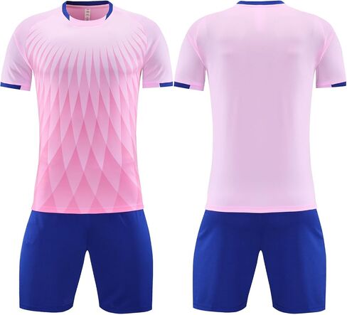 Customize Youth Kids Football Shirt Soccer Jersey Gift Uniform Sports Clothes for Boys Girls in Kuwait