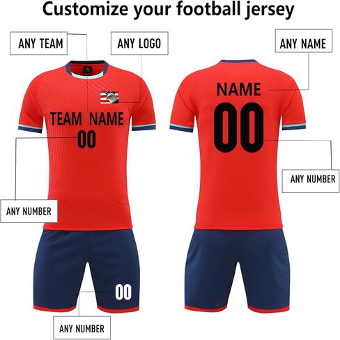 الزي الرياضي لكرة القدم - قمصان الشباب ، ملابس كرة القدم ، ملابس كرة القدم للزي الرسمي للبنين والبنات in Kuwait