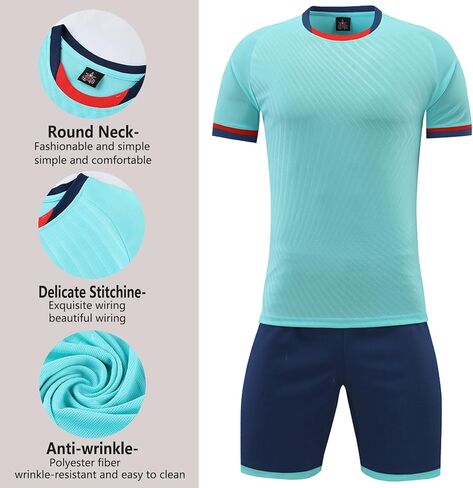الزي الرياضي لكرة القدم - قمصان الشباب ، ملابس كرة القدم ، ملابس كرة القدم للزي الرسمي للبنين والبنات in Kuwait