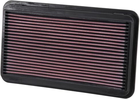 K&N N Highlow Flow Original Lifetime Engine Filter: زيادة الطاقة: قسط ، قابل للغسل: متوافق مع 1996-2003 لكزس/تويوتا: 300 ، ES300 ، RX300 ، أفالون ، كامري ، سيينا ، سولارا ، 33-2145-1 in Saudi Arabia
