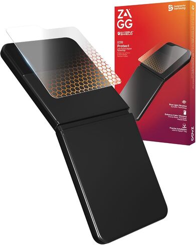 ZAGG XTR4 Glass Samsung Galaxy S24 FE Screen Protector – 11X Stronger, Tempered Glass with Graphene, Blue Light Filtering, Anti-Reflective, Easy Installation, Recycled Content in Kuwait