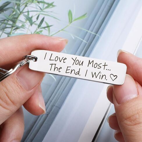 Couple Keychain,I Love You Keychain for Girlfriend Boyfriend,Christmas Anniversary Birthday Gift for Wife Husband in Kuwait