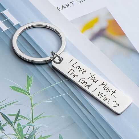 Couple Keychain,I Love You Keychain for Girlfriend Boyfriend,Christmas Anniversary Birthday Gift for Wife Husband in Kuwait