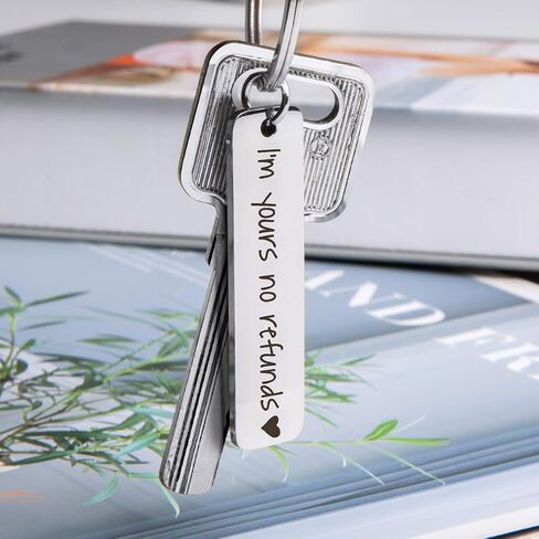 Couple Keychain,I Love You Keychain for Girlfriend Boyfriend,Christmas Anniversary Birthday Gift for Wife Husband in Kuwait