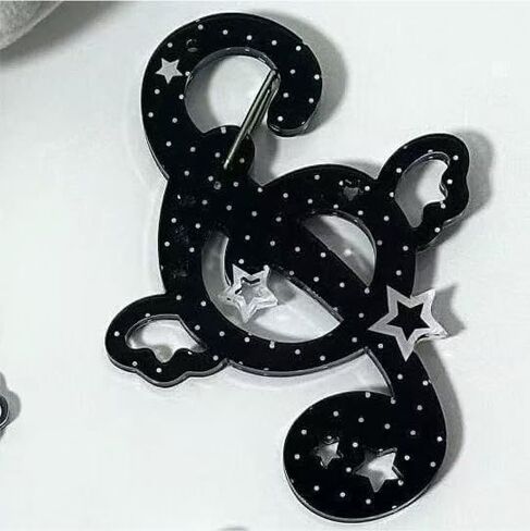 Y2K Style Carabiner Keychain Acrylic Bag Charm Accessories in Kuwait