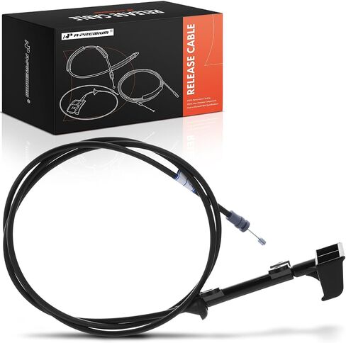 A-Premium Front Hood Latch Cable مع مقبض متوافق مع سلسلة Jeep ZJ Grand Cherokee 1993-1998 ، 72 بوصة ، استبدل# 55030118 in Saudi Arabia