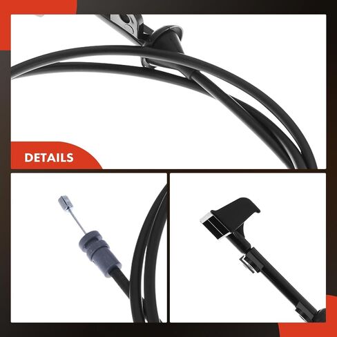 A-Premium Front Hood Latch Cable مع مقبض متوافق مع سلسلة Jeep ZJ Grand Cherokee 1993-1998 ، 72 بوصة ، استبدل# 55030118 in Saudi Arabia