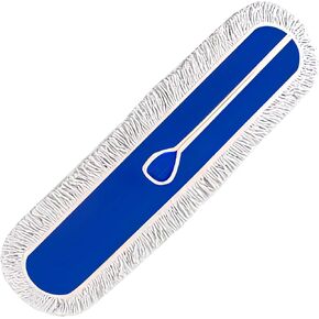 Large Mop Head 24" Industrial Strength Ultimate Cotton Floor Dust Mop Refill, Commercial Cleaner Mop Head Replacement, Dust Mops for Home, Industrial Use - Fit for Standard Size Mop Frame (1)