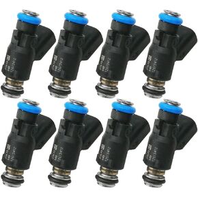 8Pcs FJ1089 12613412 Fuel Injectors Nozzles 4 Holes Engine for 2010-2013 Chevrolet Silverado 1500 2500 HD Cadillac Escalade 6.0 vortec V8 Engine