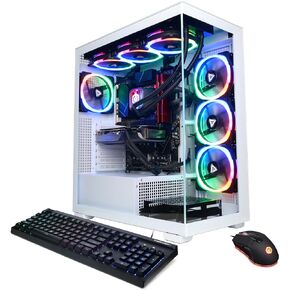 جهاز كمبيوتر CyberPowerPC Gamer Xtreme VR Liquid Cool للألعاب، Intel Core i9-14900KF 3.2 جيجا هرتز، GeForce RTX 4080 Super 16 جيجا، 64 جيجا DDR5، 4 تيرابايت PCIe Gen4 SSD، جاهز للواي فاي ونظام التشغيل Windows 11 Home (GXiVR8620A4) in Kuwait
